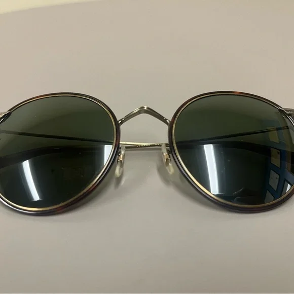 Oliver Peoples Red and Gold Sunglasses - Picture 4 of 13